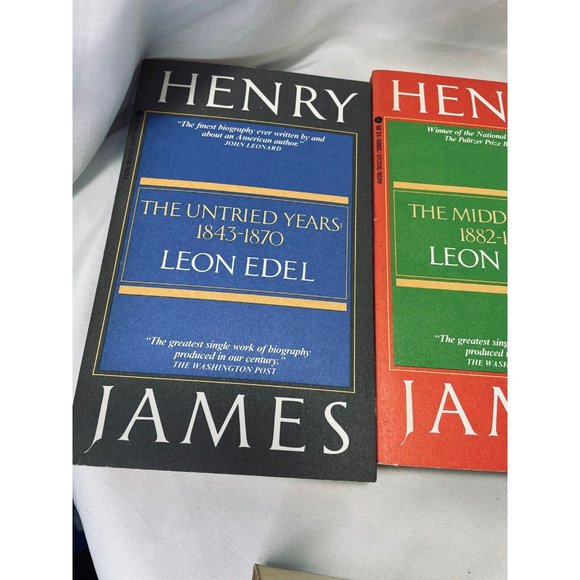 Henry James The Complete Biography Leon Edel Box Set Discus Avon Paperback Books - Picture 11 of 12
